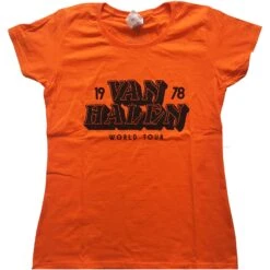 VAN HALEN LADIES TEE: WORLD TOUR '78