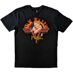 VAN HALEN UNISEX T-SHIRT: CHERUB '84