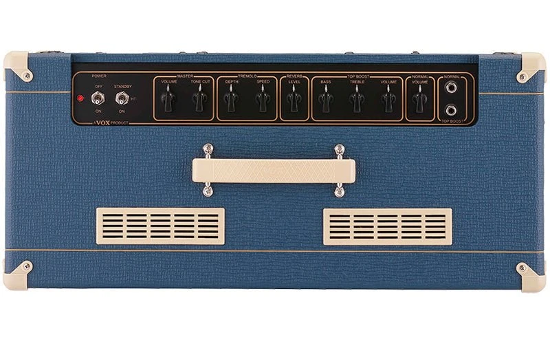 Vox Limited Edition AC15 Custom Guitar Amp Combo - 12", Royal Blue 3 Vox Limited Edition AC15 Custom Guitar Amp Combo - 12", Royal Blue - Image 3