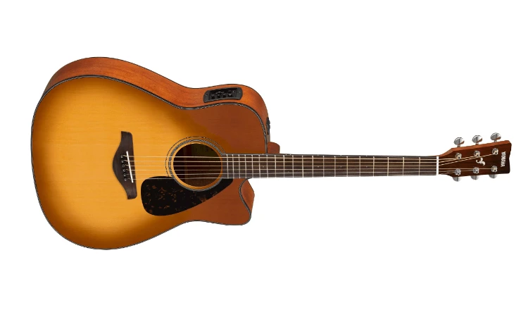 Yamaha FGX800C SDB Acoustic/Electric Guitar With Solid Sitka Spruce Top Sand Burst 1 Yamaha FGX800C SDB Acoustic/Electric Guitar With Solid Sitka Spruce Top Sand Burst