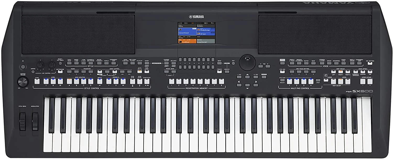 Yamaha PSRSX600 61-Key Arranger Workstation Keyboard 1 Yamaha PSRSX600 61-Key Arranger Workstation Keyboard