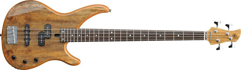 Yamaha TRBX174EW Exotic Wood 4-String Bass, Natural 1 Yamaha TRBX174EW Exotic Wood 4-String Bass, Natural