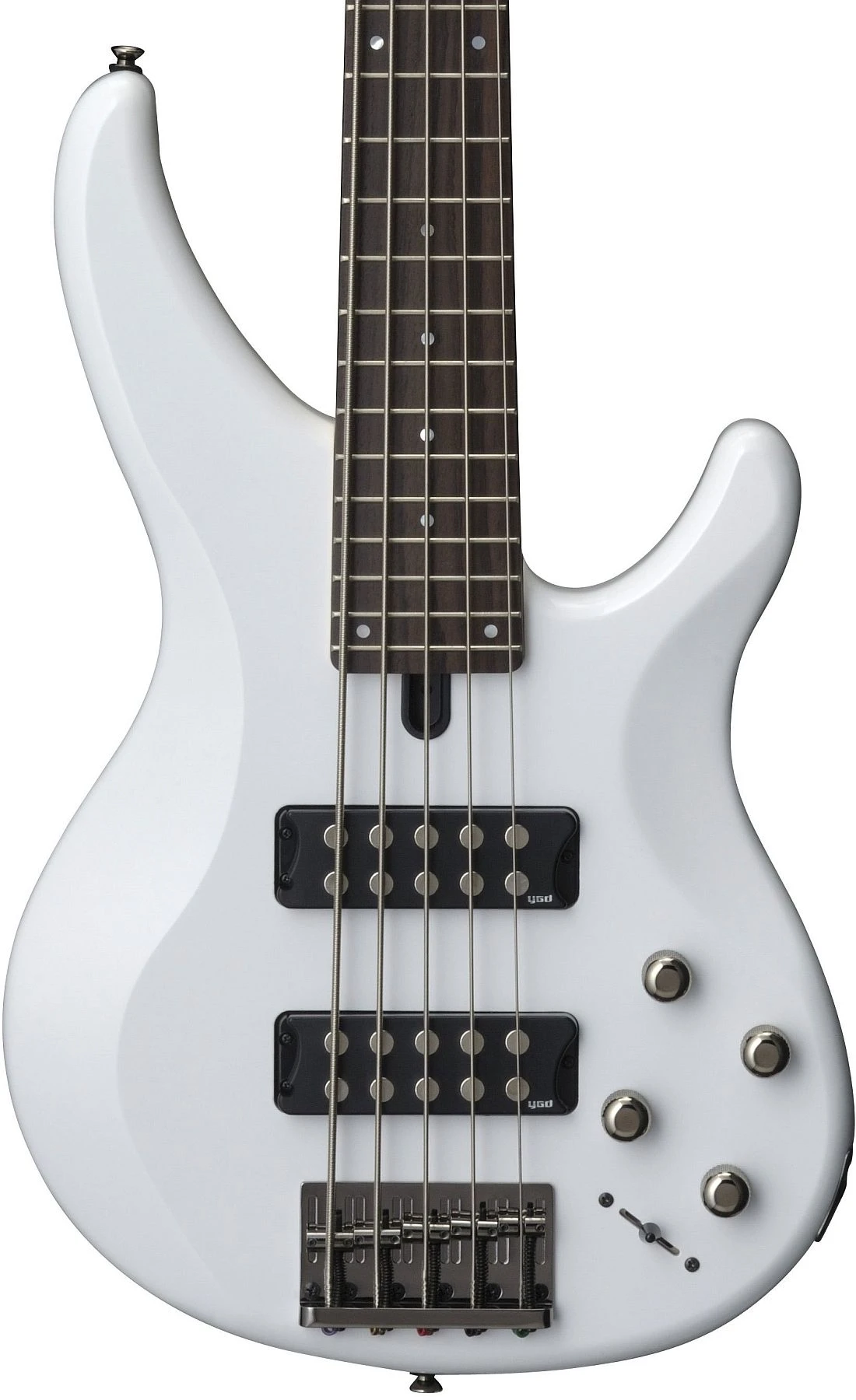 Yamaha TRBX305 5 String Bass Guitar White 4 Yamaha TRBX305 5 String Bass Guitar White - Image 4